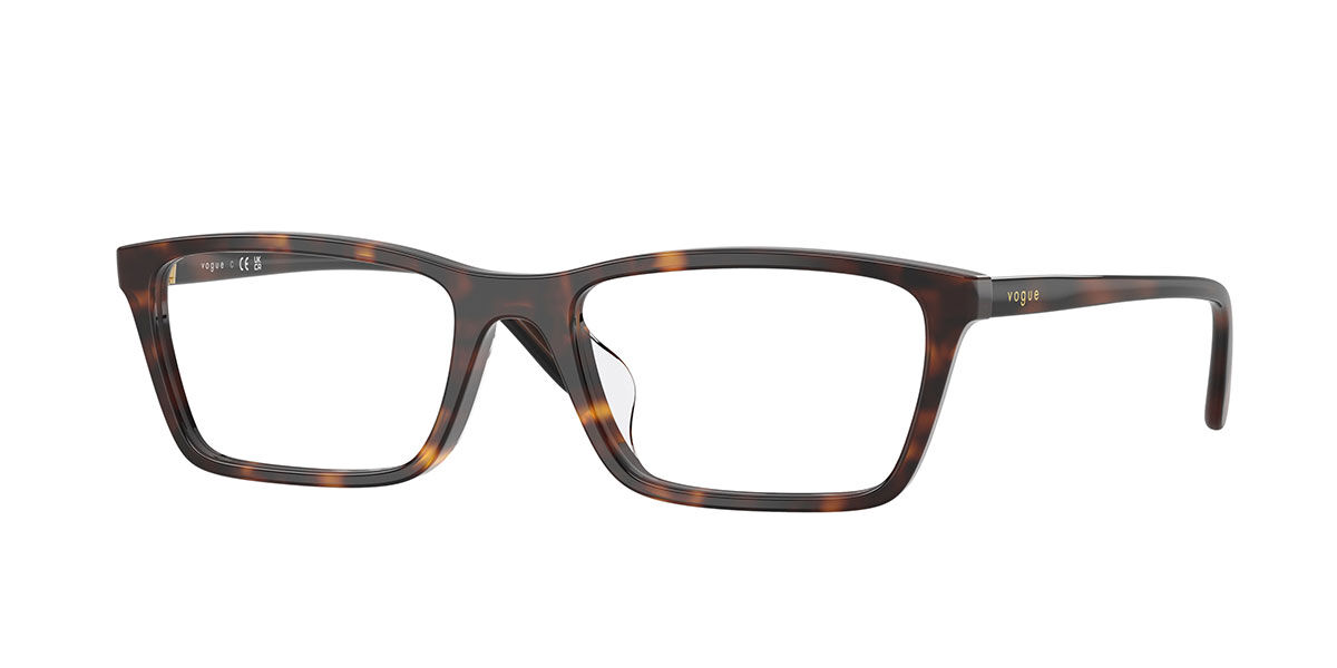 Vogue Eyewear VO5667F Asian Fit W656 Women's Eyeglasses Tortoiseshell Size 54 (Frame Only) - Blue Light Block Available