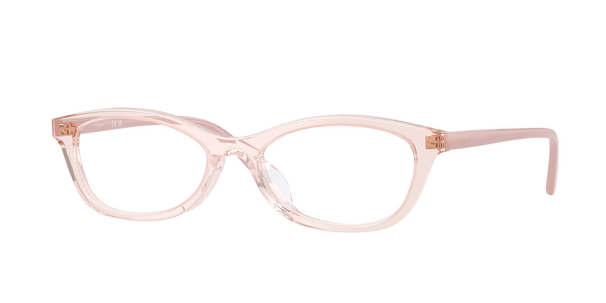 Vogue Eyewear VO5668F Asian Fit 2748 Women's Eyeglasses Pink Size 53 (Frame Only) - Blue Light Block Available