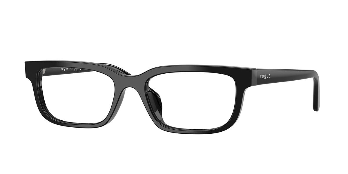 Vogue Eyewear VO5671F Asian Fit W44 Women's Eyeglasses Black Size 53 (Frame Only) - Blue Light Block Available