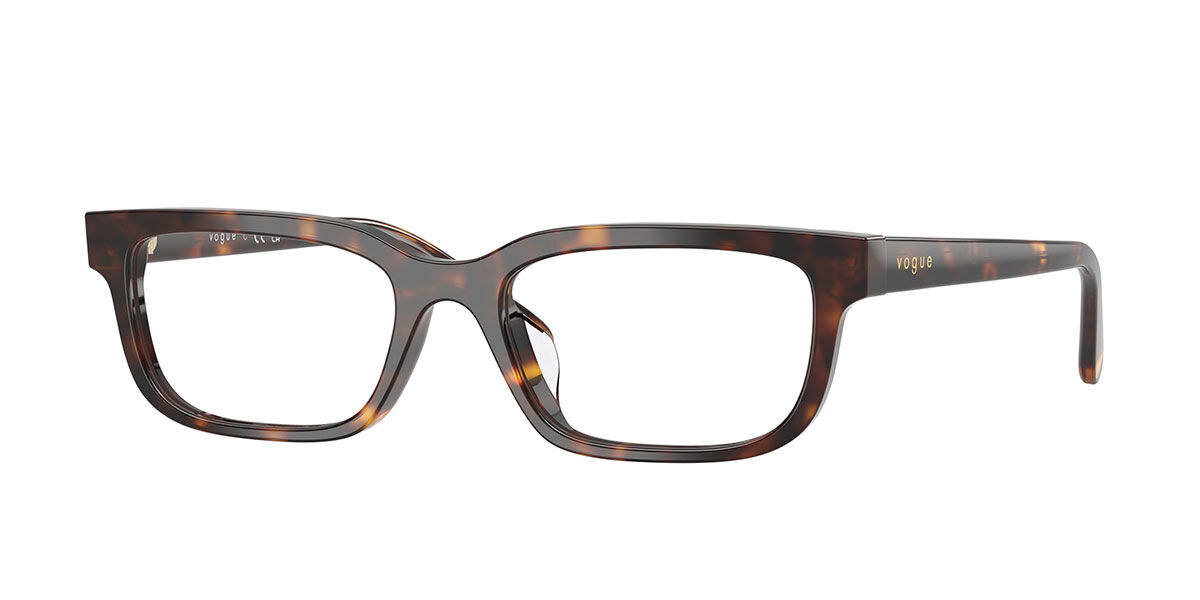 Vogue Eyewear VO5671F Asian Fit W656 Women's Eyeglasses Tortoiseshell Size 53 (Frame Only) - Blue Light Block Available