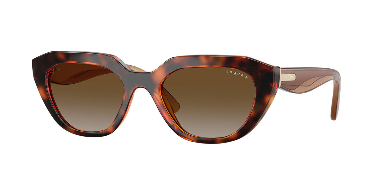 Vogue Eyewear VO5711S Polarized W656T5, Tortoiseshell frame, Brown Polarized lenses