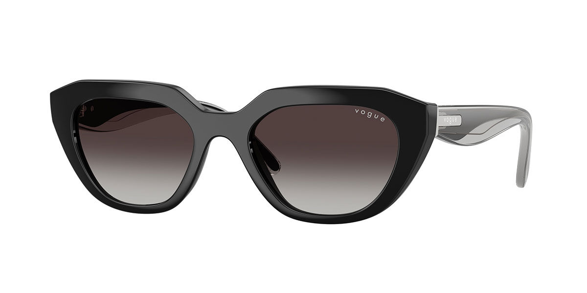 Vogue Eyewear VO5711S W44/8G, Black frame, Gradient Grey lenses
