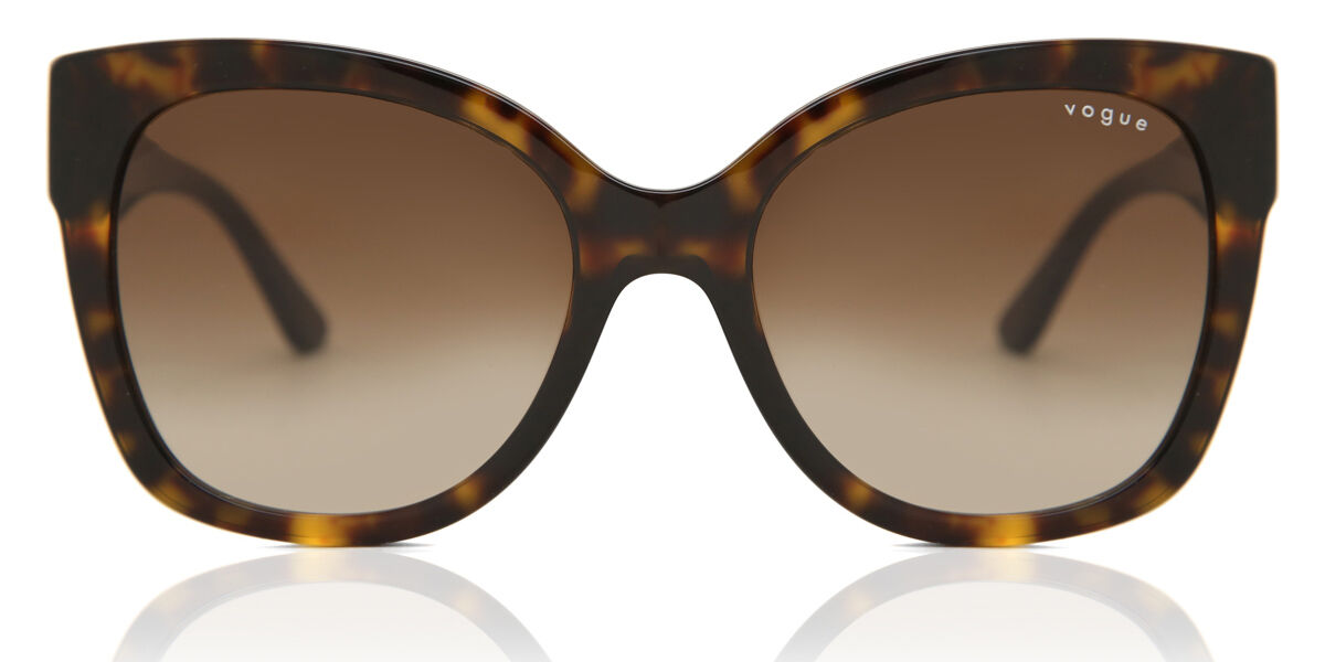 Vogue Eyewear VO5338S W65613, Tortoiseshell frame, Gradient Brown lenses