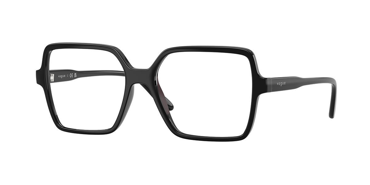 Vogue Eyewear VO5702F Asian Fit W44, Black frame