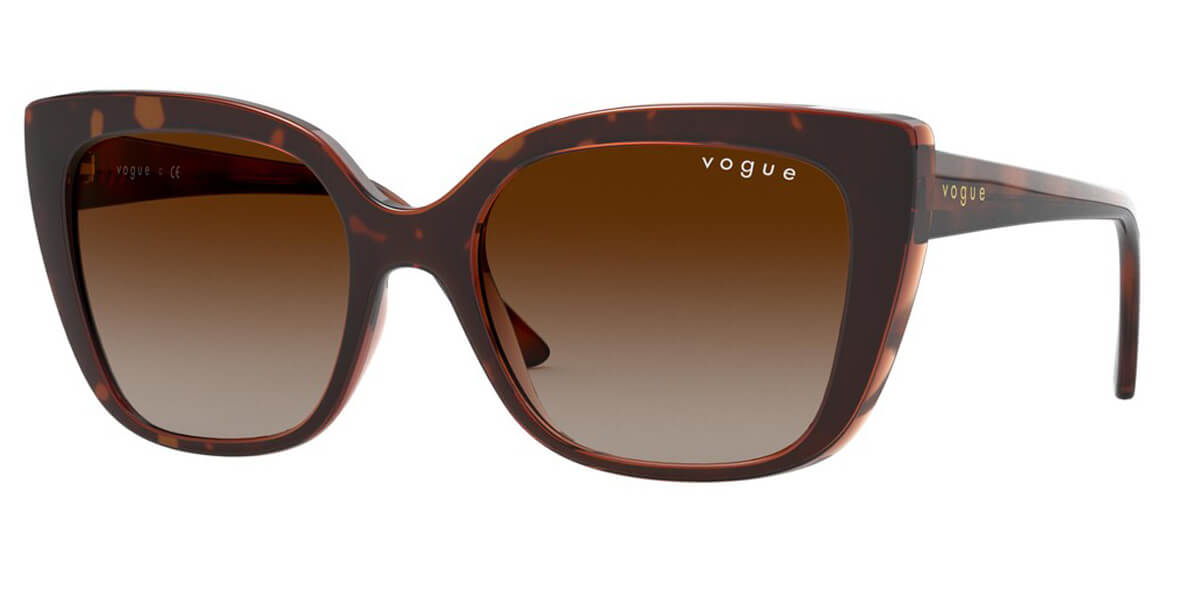 Vogue Eyewear VO5337S 238613, Tortoiseshell frame, Gradient Brown lenses
