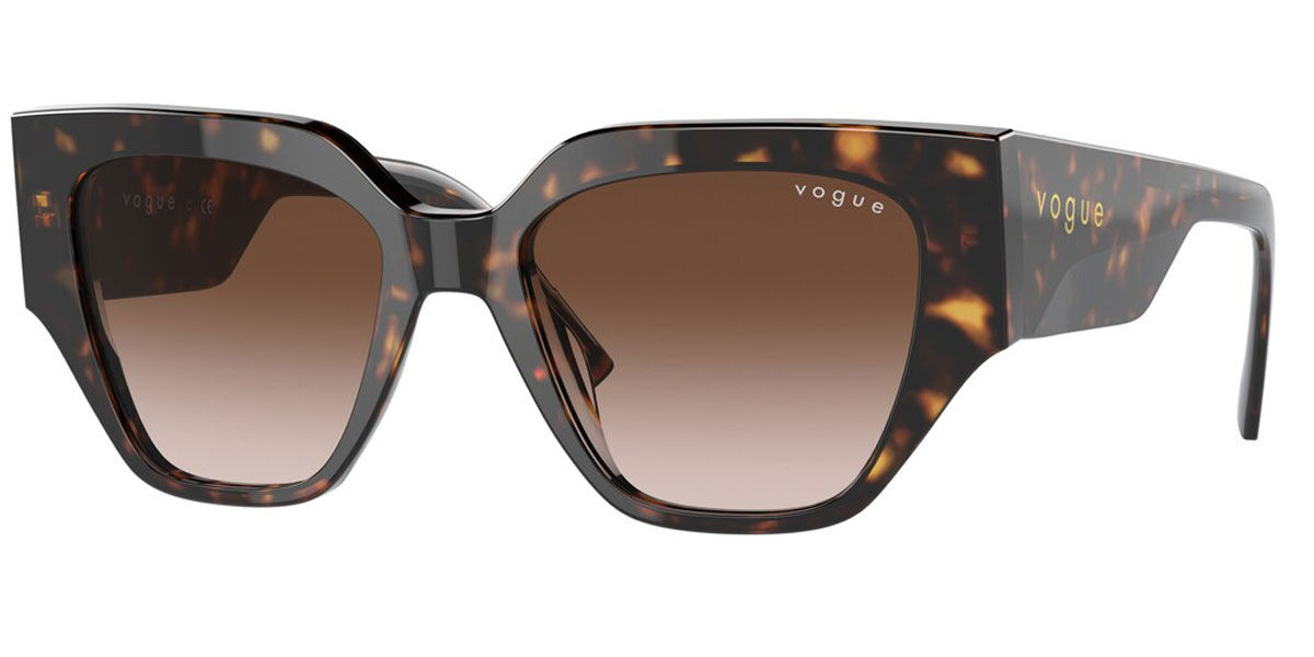 Vogue Eyewear VO5409S W65613, Tortoiseshell frame, Gradient Brown lenses