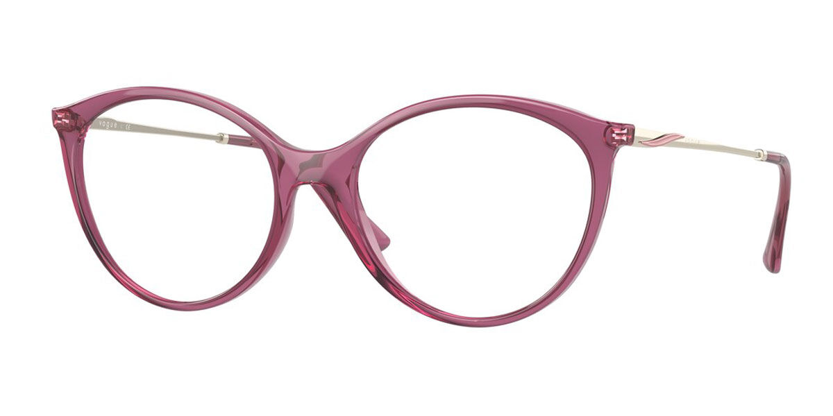 Vogue Eyewear VO5387F Asian Fit 2798, Purple frame