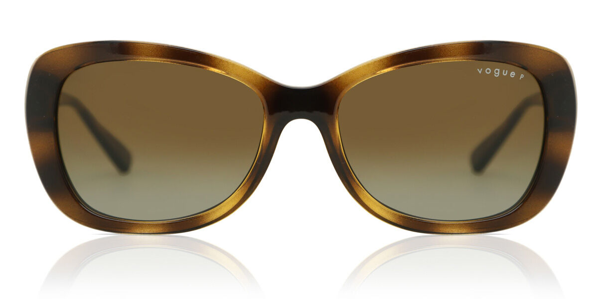 Vogue Eyewear VO2943SB TIMELESS Polarized W656T5, Tortoiseshell frame, Gradient Brown lenses
