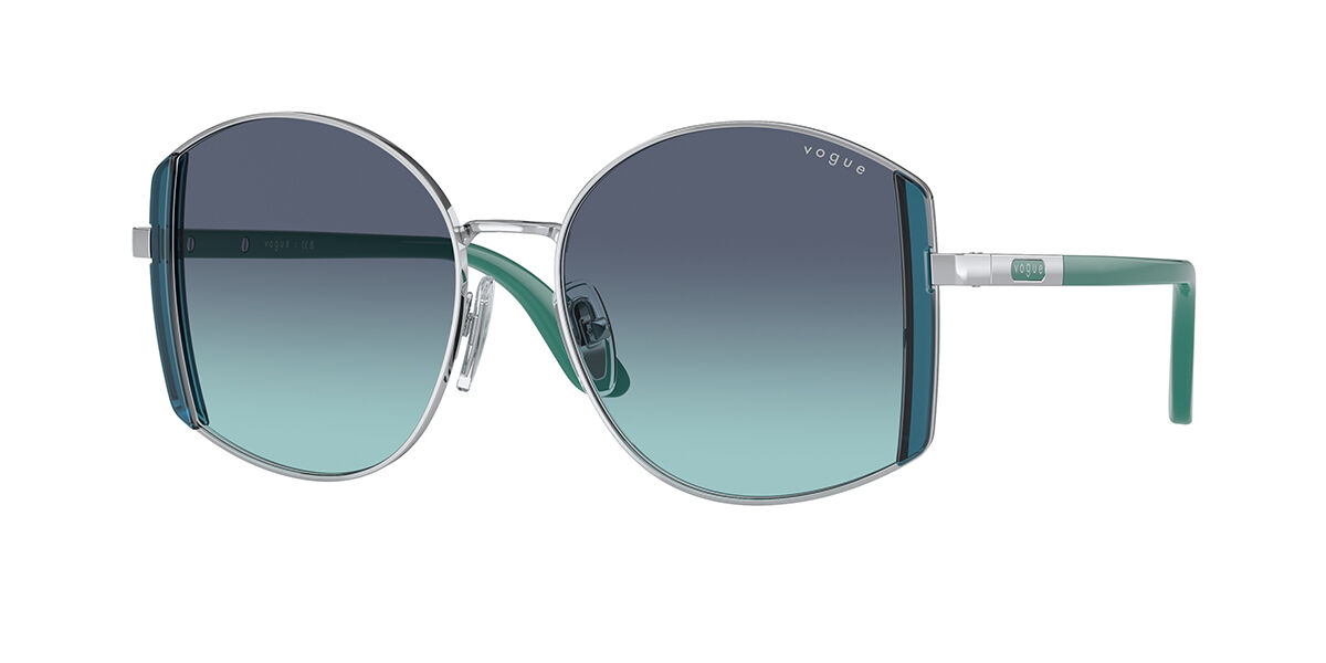 Vogue Eyewear VO4267S 323/4S, Silver frame, Gradient Blue lenses