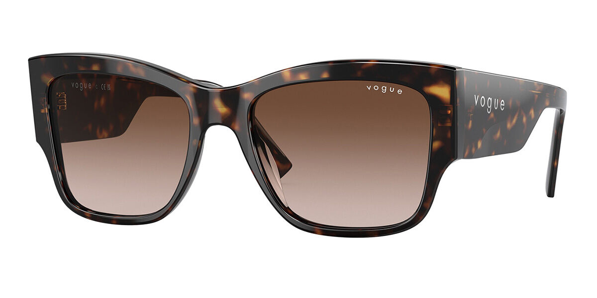 Vogue Eyewear VO5462S W65613, Tortoiseshell frame, Gradient Brown lenses