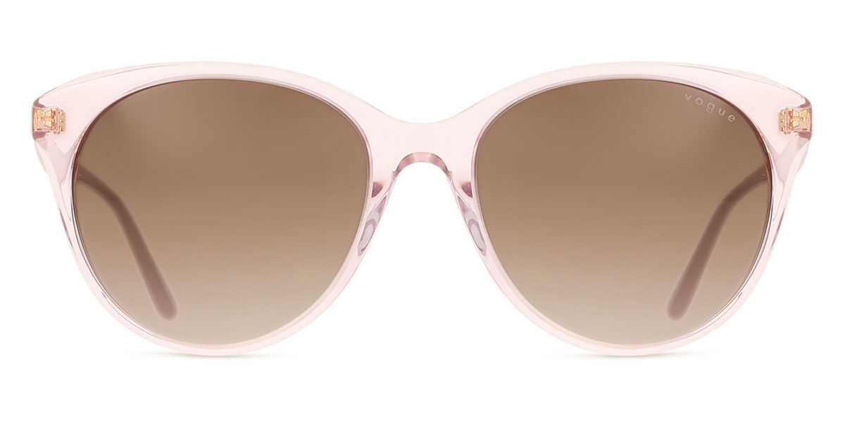 Vogue Eyewear VO5453SF Asian Fit 282813, Pink frame, Gradient Brown lenses