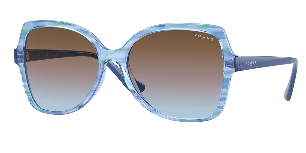 Vogue Eyewear VO5488S 306048, Blue frame, Gradient Brown lenses