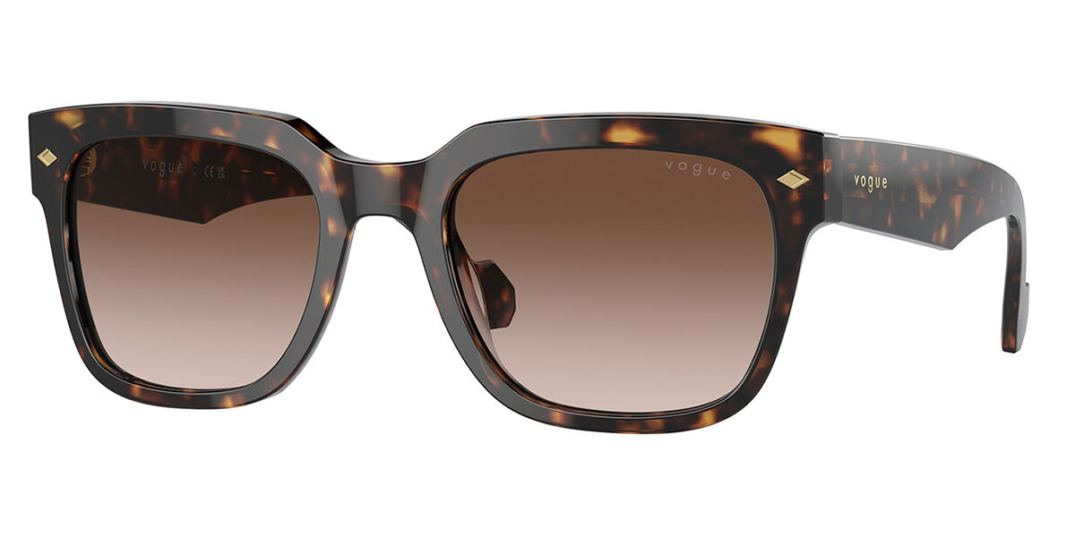 Vogue Eyewear VO5490S W65613, Tortoiseshell frame, Gradient Brown lenses