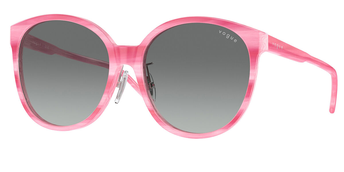 Vogue Eyewear VO5509SF Asian Fit 307811, Pink frame, Gradient Grey lenses