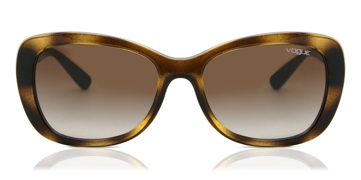 Vogue Eyewear VO2943SB TIMELESS W65613, Tortoiseshell frame, Gradient Brown lenses