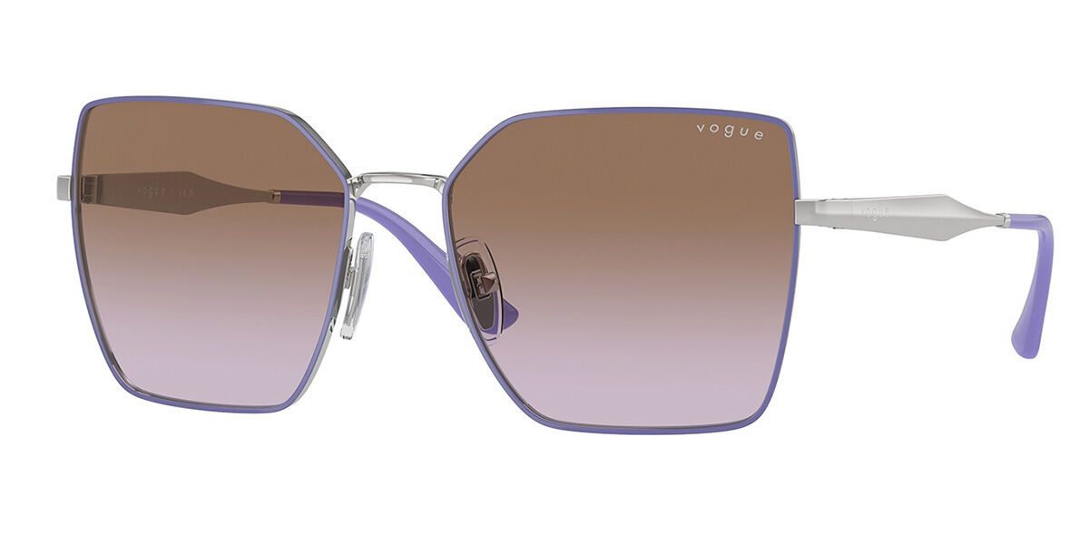 Vogue Eyewear VO4284S 518368, Purple frame, Gradient Brown lenses