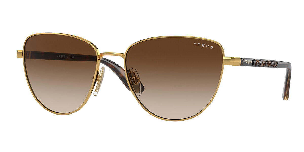 Vogue Eyewear VO4286S 280/13, Gold frame, Gradient Brown lenses