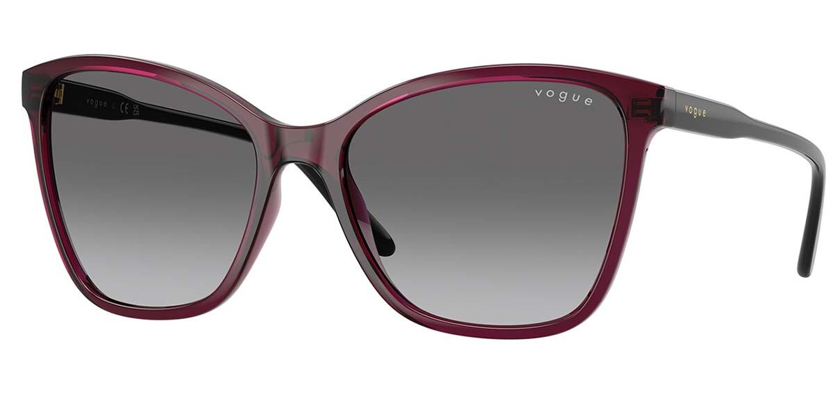 Vogue Eyewear VO5520S 298911, Red frame, Gradient Grey lenses