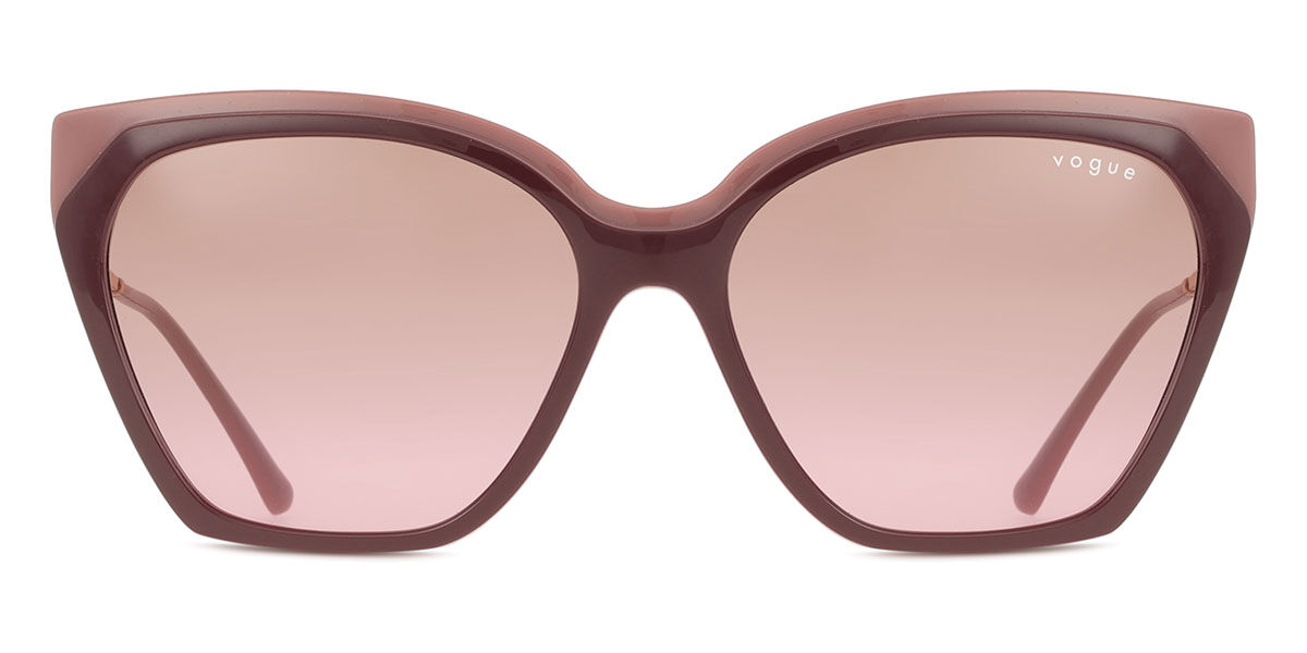 Vogue Eyewear VO5521S 310014, Pink frame, Pink Gradient Brown lenses