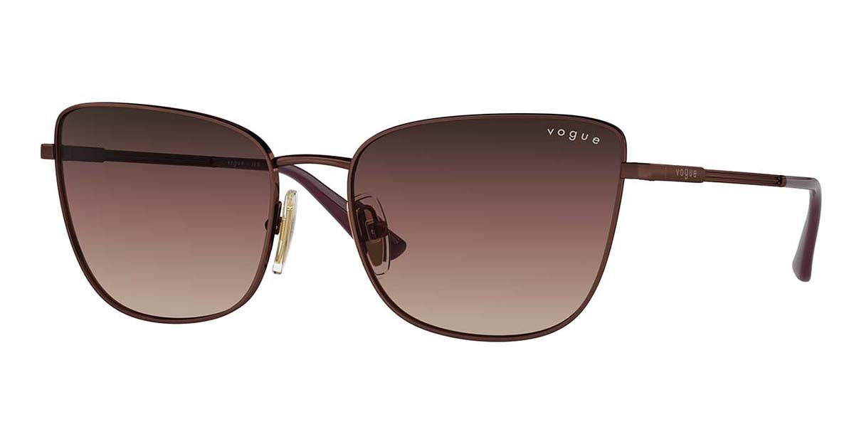 Vogue Eyewear VO4308S 5074E2, Brown frame, Brown Gradient Purple Black lenses
