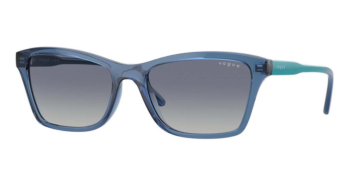 Vogue Eyewear VO5551S 30854L, Blue frame, Blue Gradient Grey lenses