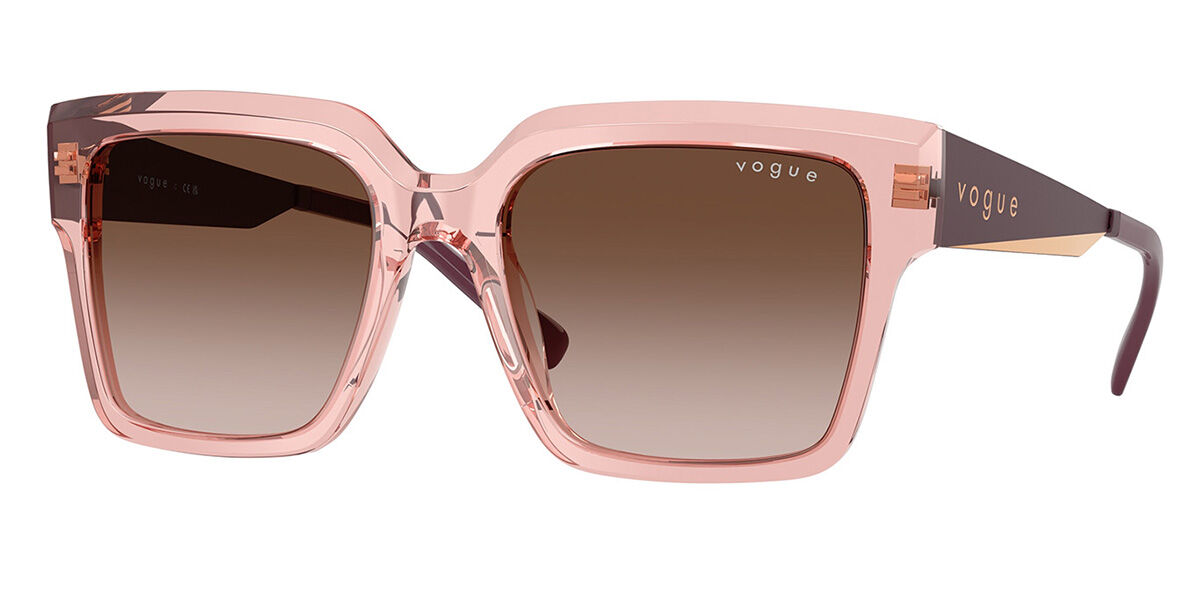 Vogue Eyewear VO5553S 286413, Pink frame, Gradient Brown lenses