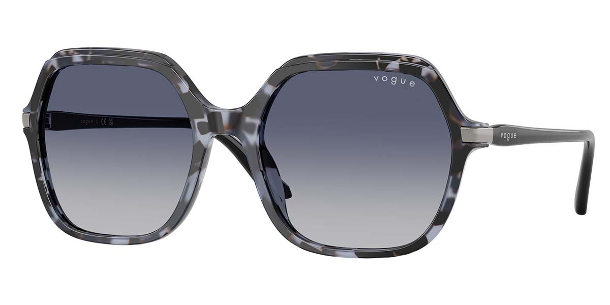 Vogue Eyewear VO5561S 31474L, Tortoiseshell frame, Blue/Gradient Grey lenses