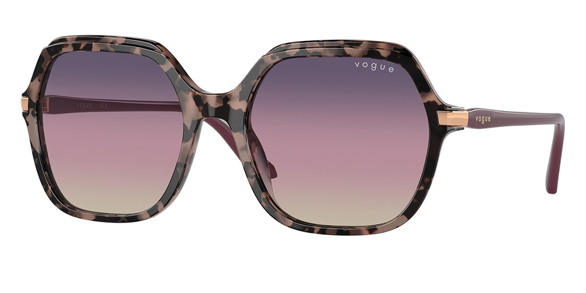 Vogue Eyewear VO5561S 3150U6, Tortoiseshell frame, Brown Gradient Violet Blue lenses