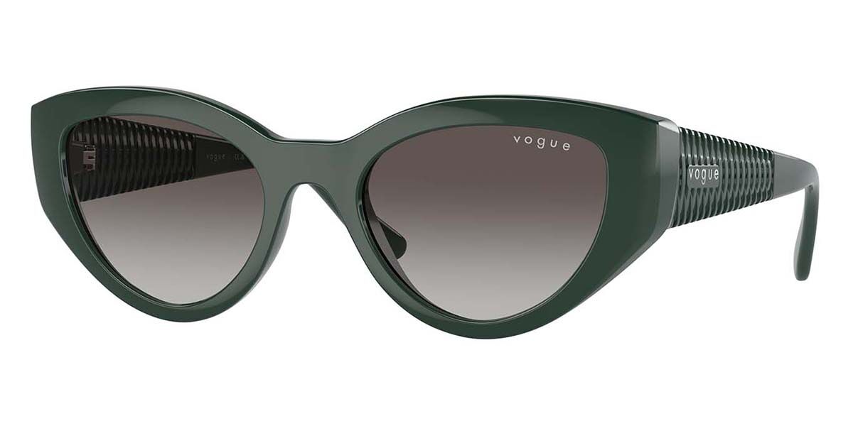 Vogue Eyewear VO5566S 31228G, Green frame, Gradient Grey lenses
