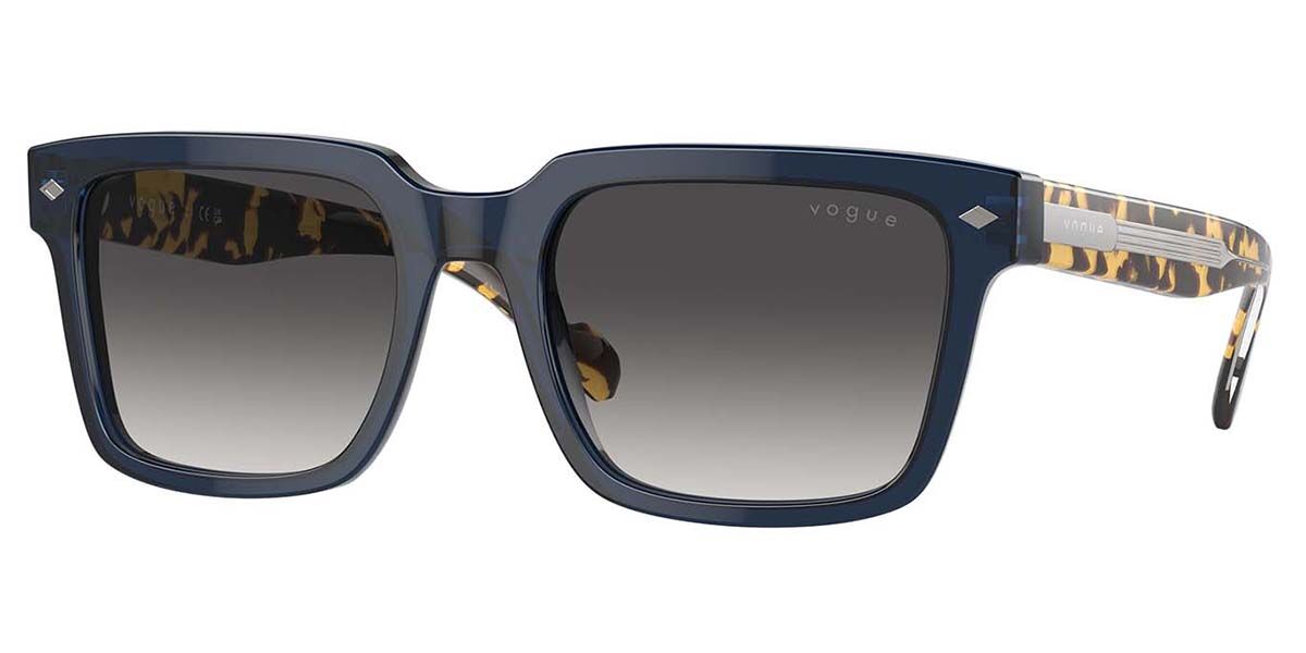 Vogue Eyewear VO5573S 31438G, Blue frame, Gradient Grey lenses