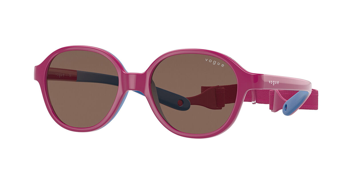 Vogue Eyewear VJ2012 Kids 256873, Pink frame, Dark Brown lenses