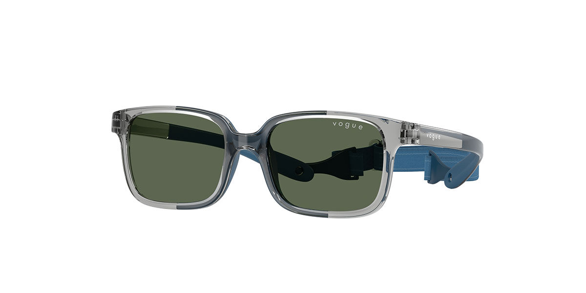 Vogue Eyewear VJ2017 Kids 228371, Grey frame, Dark Green lenses