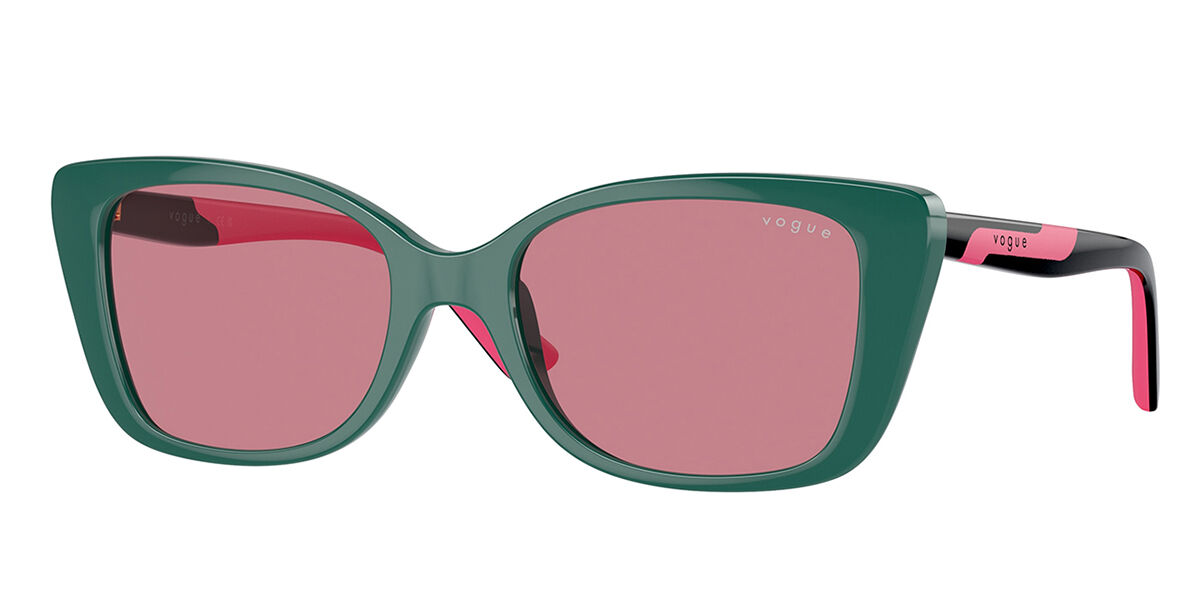 Vogue Eyewear VJ2022 Kids 313169, Green frame, Dark Violet lenses