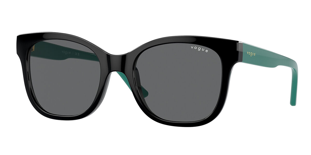Vogue Eyewear VJ2023 Kids W44/87, Black frame, Dark Grey lenses