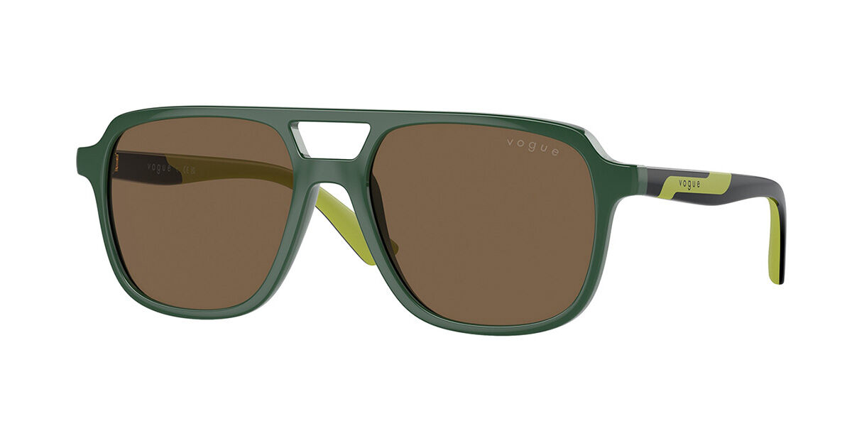 Vogue Eyewear VJ2024 Kids 312673, Green frame, Dark Brown lenses
