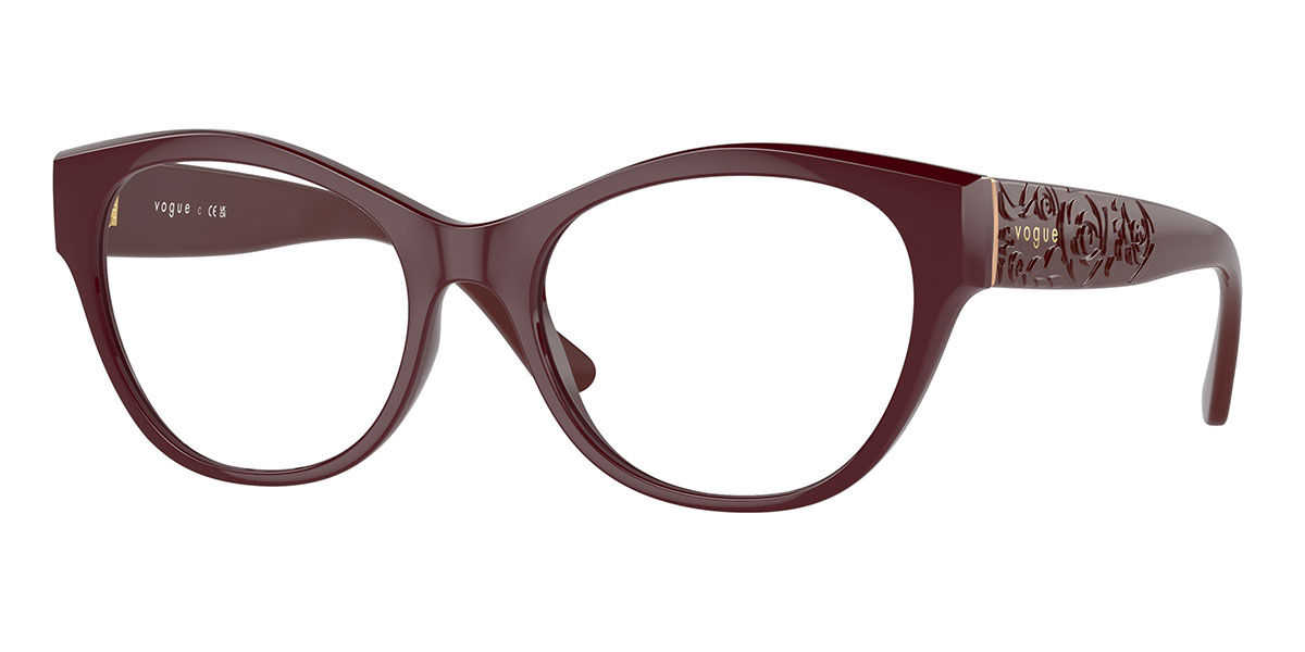 Vogue Eyewear VO5527F Asian Fit 2139, Red frame