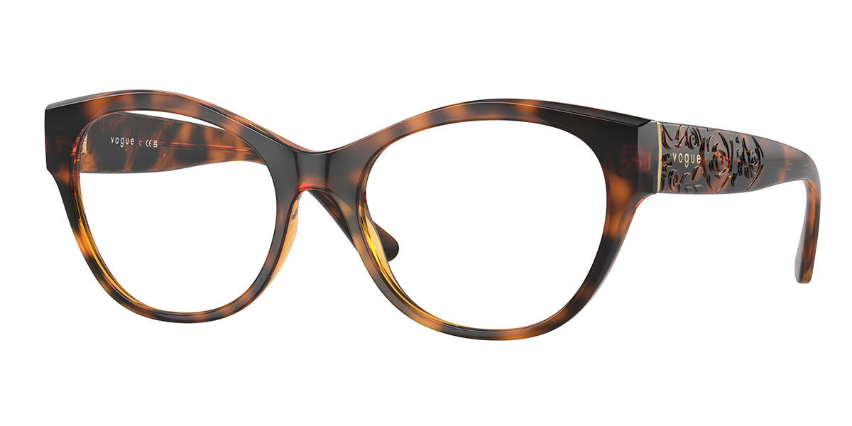 Vogue Eyewear VO5527F Asian Fit W656, Tortoiseshell frame