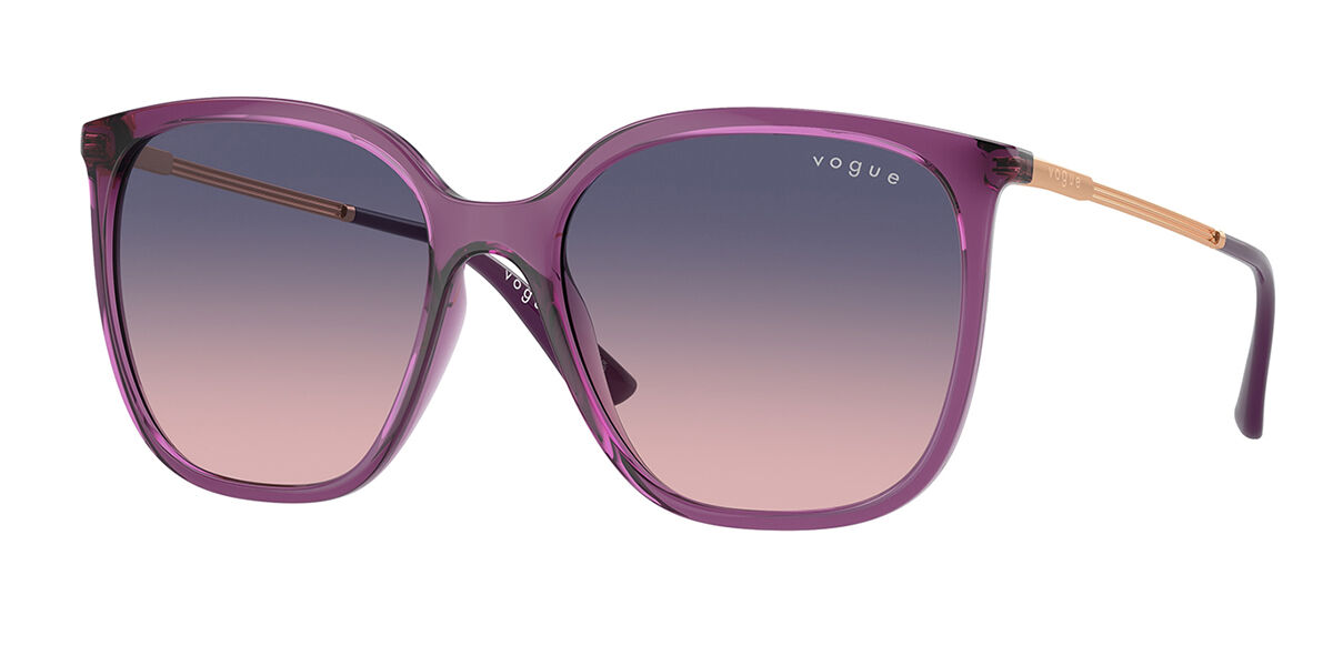Vogue Eyewear VO5564S 3119I6, Purple frame, Blue Gradient Pink lenses