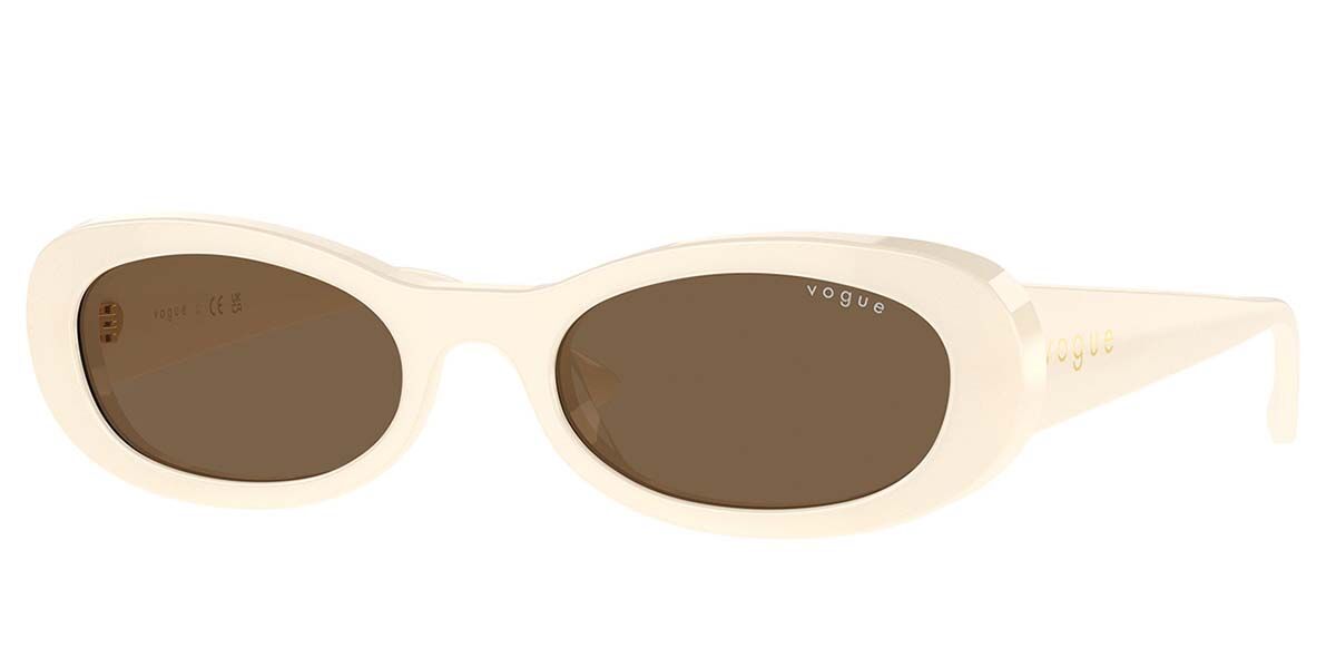 Vogue Eyewear VO5582S 316773, White frame, Dark Brown lenses