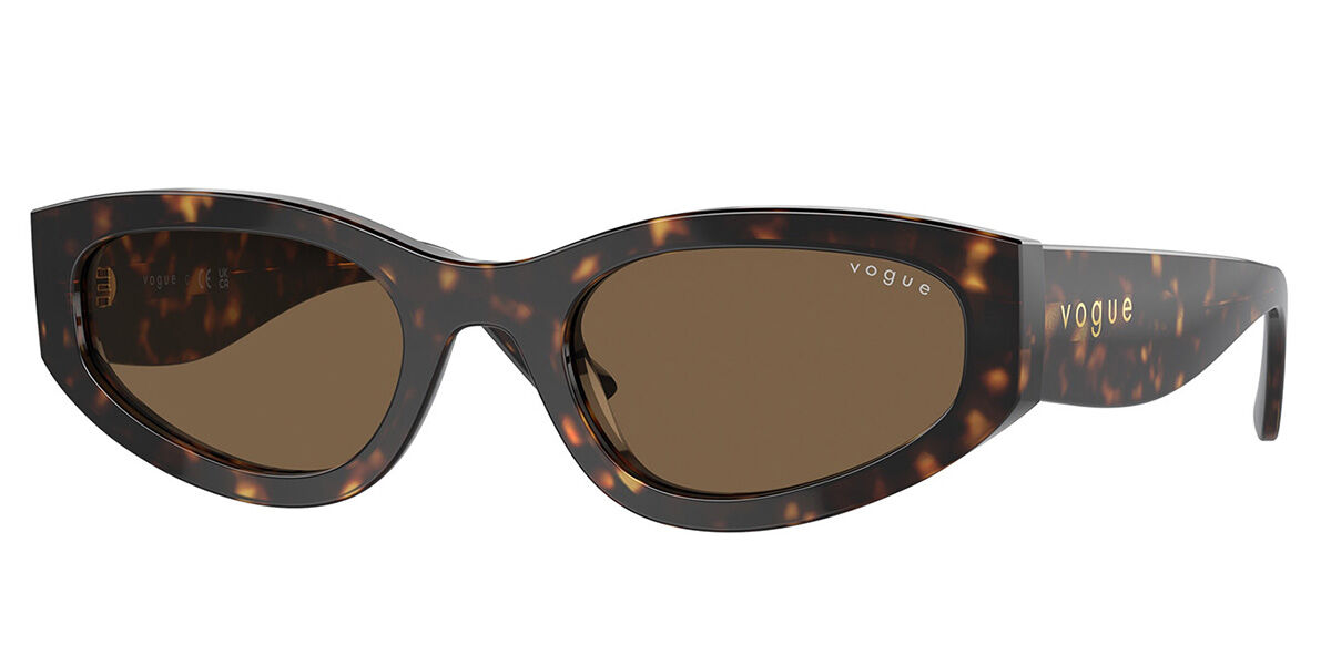 Vogue Eyewear VO5585S W65673, Tortoiseshell frame, Dark Brown lenses