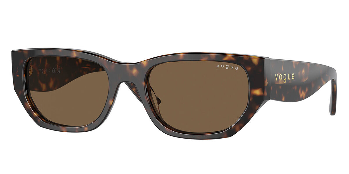 Vogue Eyewear VO5586S W65673, Tortoiseshell frame, Dark Brown lenses
