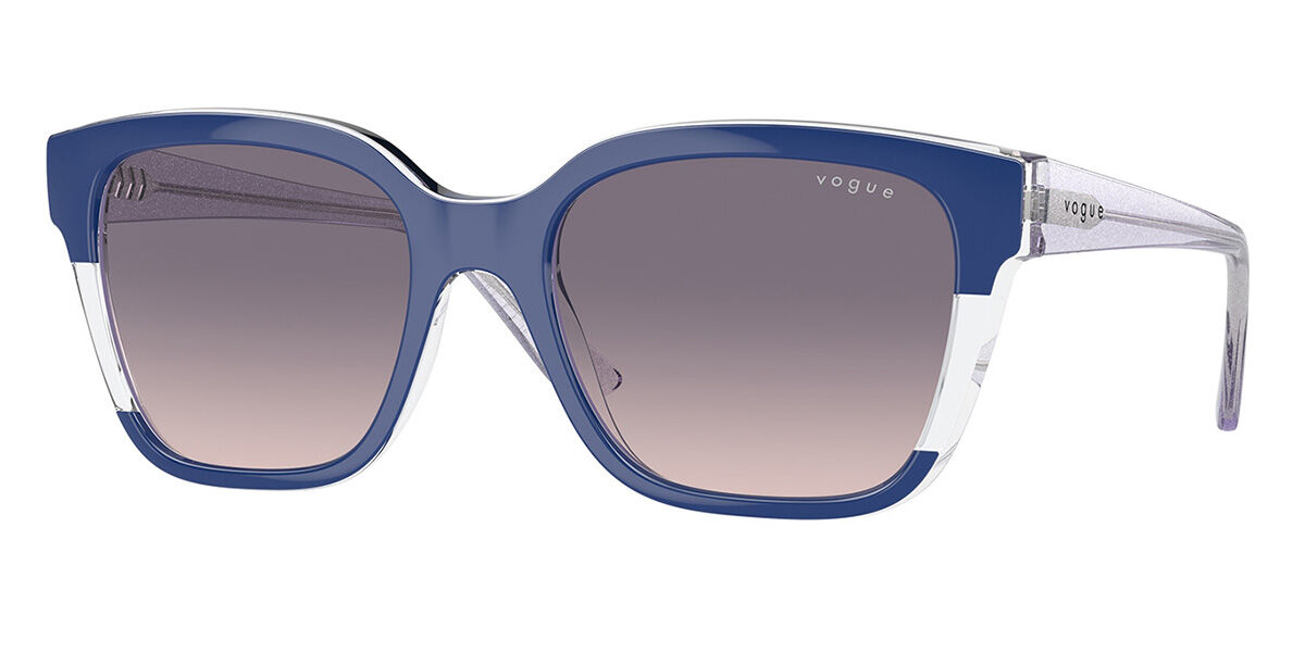 Vogue Eyewear VO5558SF Asian Fit 315236, Pink Gradient Dark Violet lenses