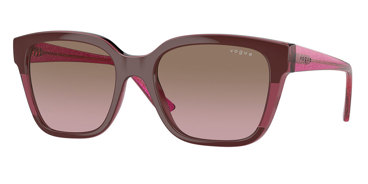 Vogue Eyewear VO5558SF Asian Fit 315414, Violet Gradient Brown lenses