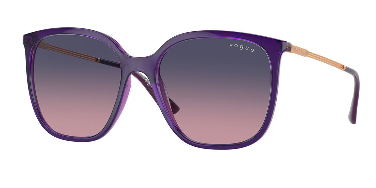 Vogue Eyewear VO5564SF Asian Fit 1647I6, Pink Gradient Blue lenses
