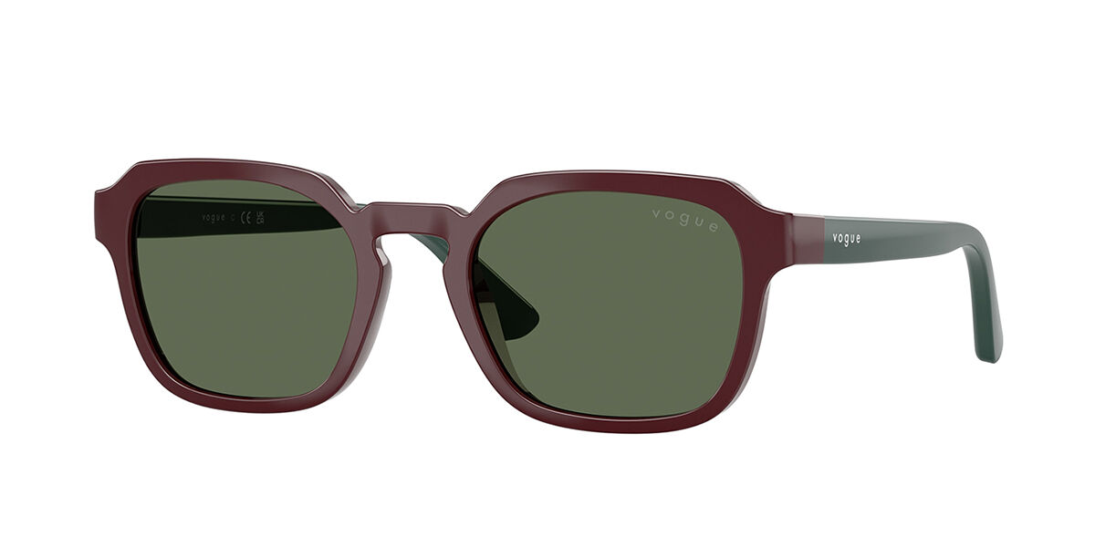 Vogue Eyewear VJ2025 Kids 247371, Burgundy frame, Dark Green lenses