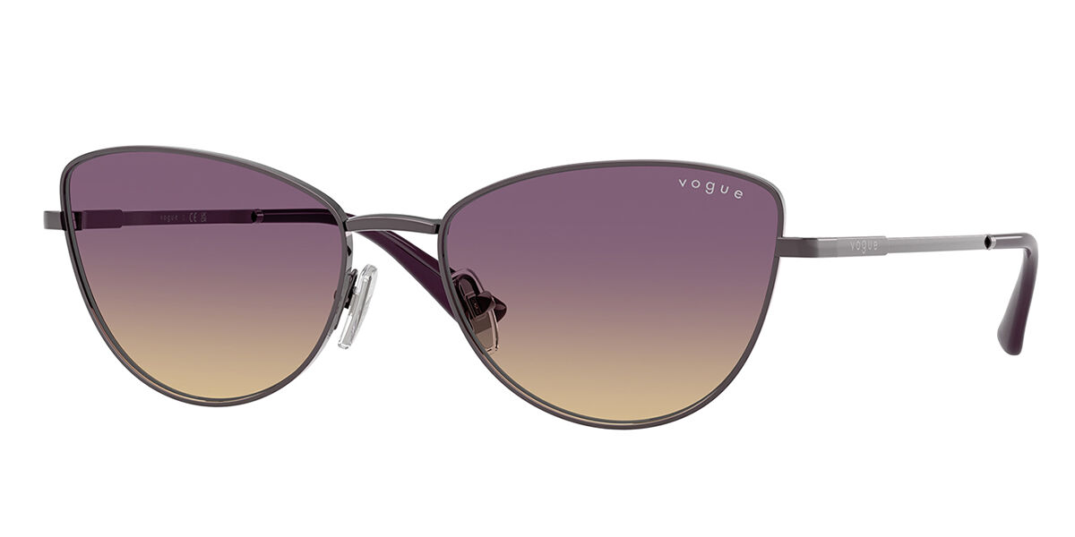Vogue Eyewear VO4324S 514970, Purple frame, Yellow Gradient Violet lenses
