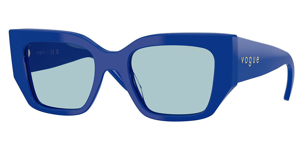 Vogue Eyewear VO5583SF Asian Fit 316272, Blue frame, Light Azure Blue lenses