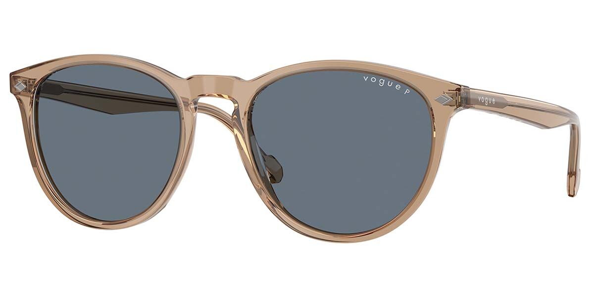 Vogue Eyewear VO5599S Polarized 31894Y, Brown frame, Blue Polarized lenses