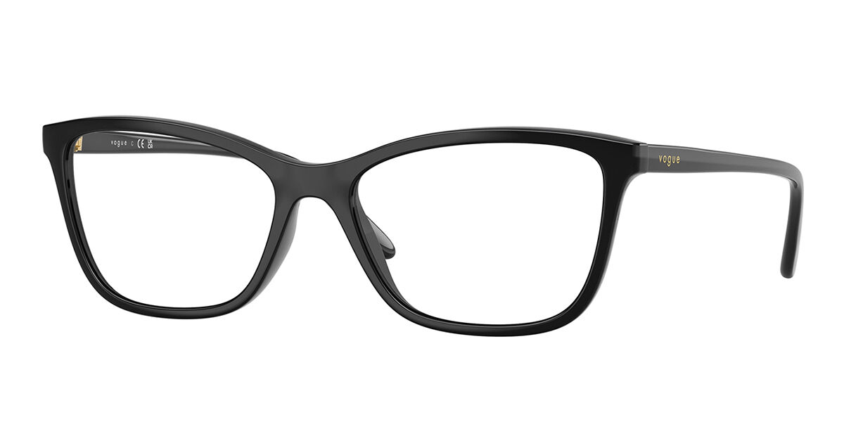 Vogue Eyewear VO5603F Asian Fit W44, Black frame