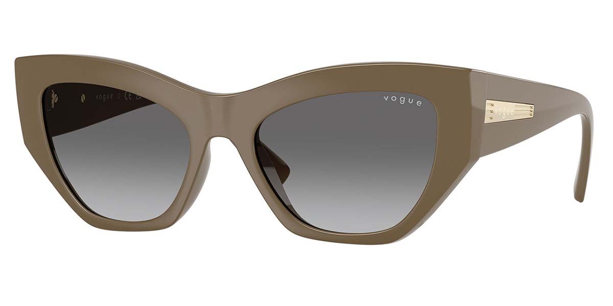 Vogue Eyewear VO5607S 317511, Brown frame, Gradient Grey lenses